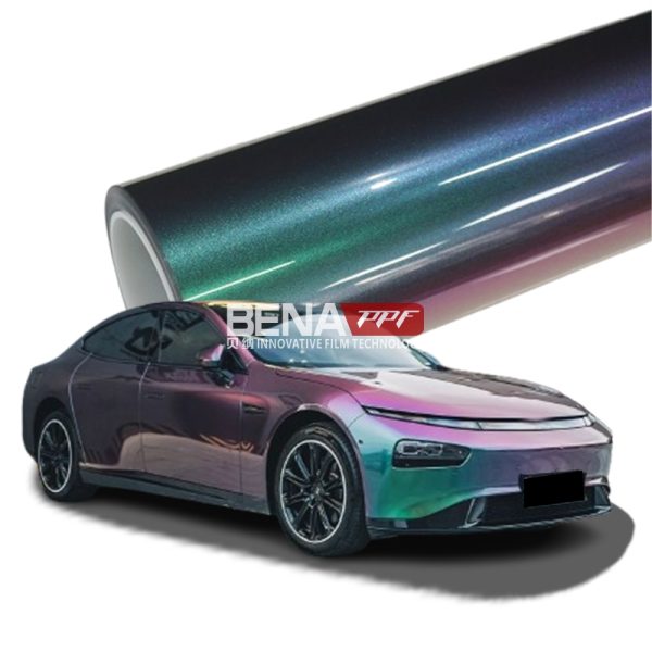 Glossy Grass Green Red (BS-001)Vinyl Wrap