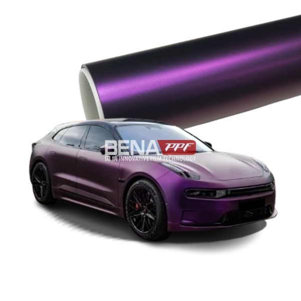 Satin Black Pinot Purple(DM-003 )Vinyl Wrap