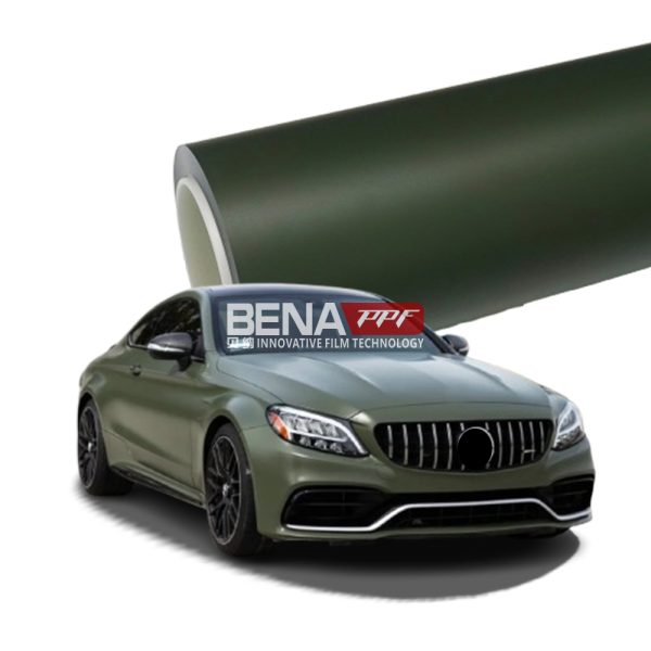 Satin Army Green(DM-007 )Vinyl Wrap
