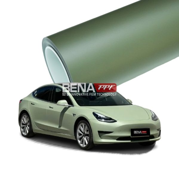 Satin khaki green(DM-008)Vinyl Wrap