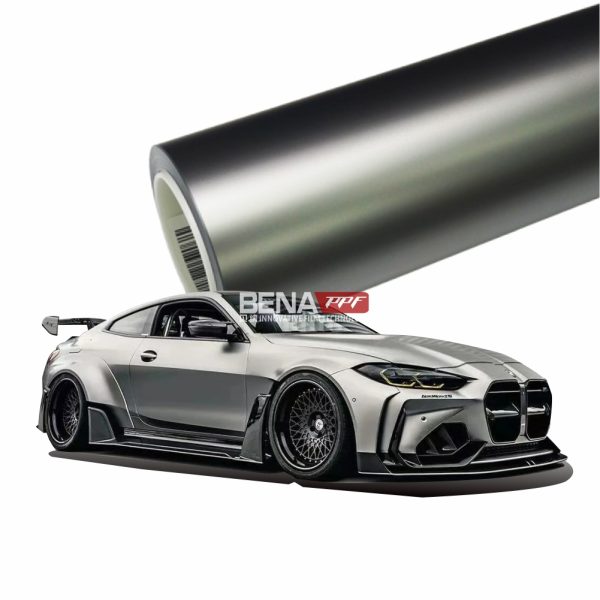 Satin Liquid Metal Silver(DM-012)Vinyl Wrap
